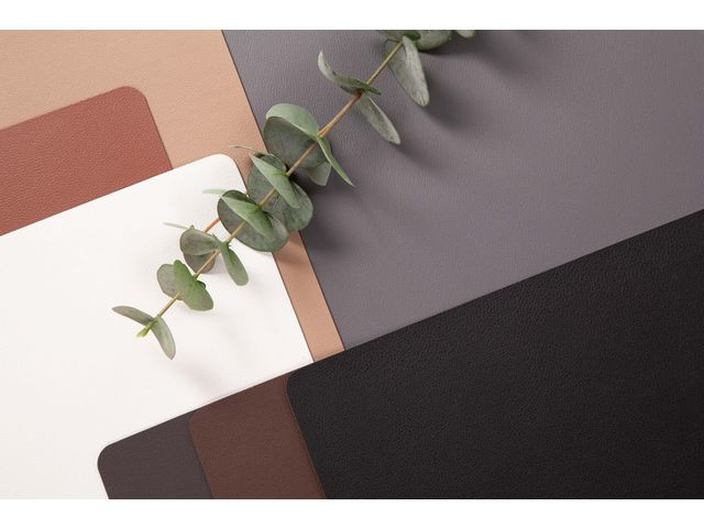 Bordbrikke West Pvc 43,5X28Cm Sort (12 stk)