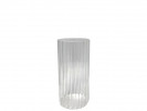 Vase Rille Glass Diam:12Cm H:25Cm (12 stk)
