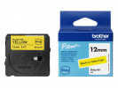 BTAG-631 12mm Black on yellow tape
