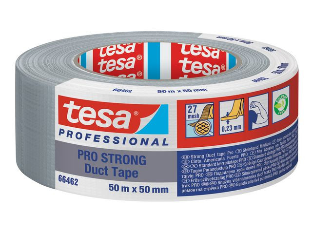 Lerretstape Tesa 50Mmx50M Sølv