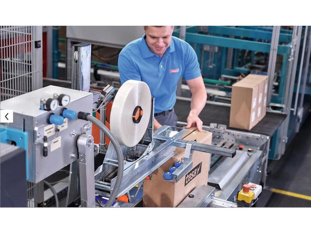 Emb.tape Tesa Pcr Pet 50Mmx132M Brun (6 ruller)