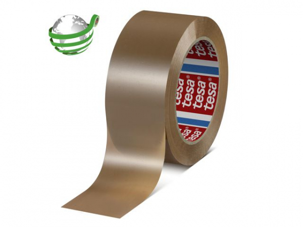 Emb.tape Tesa Pcr Pet 50Mmx132M Brun (6 ruller)
