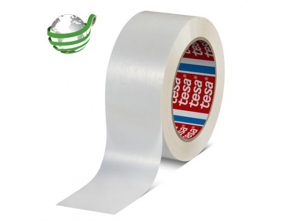 Emb.tape Tesa Pcr Pet 50Mmx132M Hvit (6 ruller)