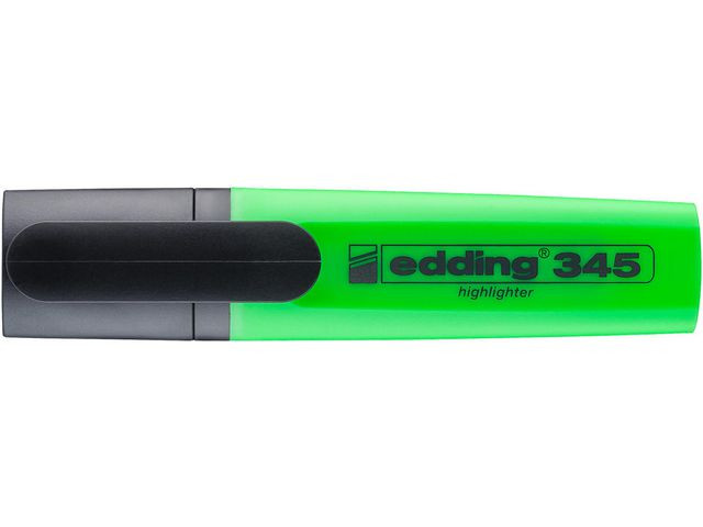 Tekstmarker Edding 345 Grønn (10 stk)