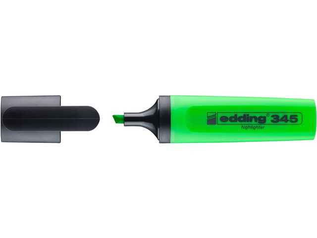 BildeTekstmarker Edding 345 Grønn (10 stk)