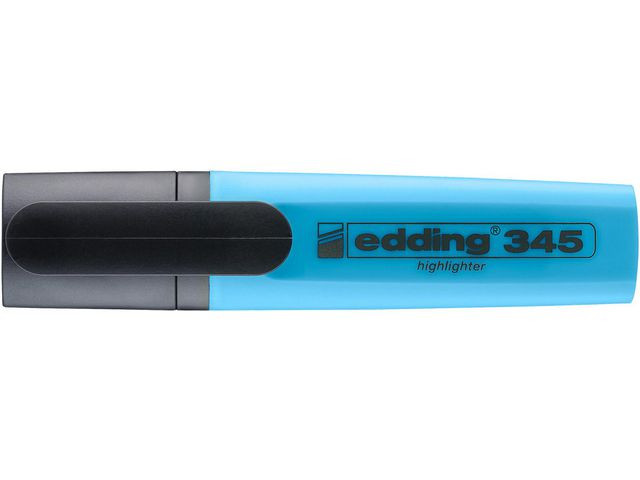 Tekstmarker Edding 345 Blå (10 stk)