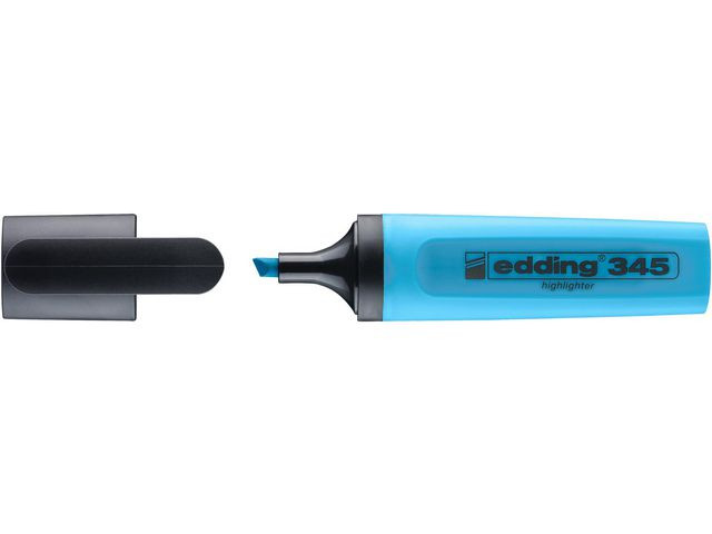 BildeTekstmarker Edding 345 Blå (10 stk)