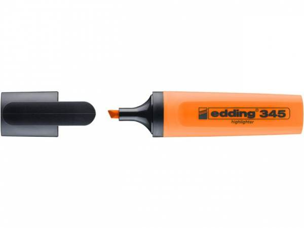 Tekstmarker Edding 345 Oransje (10 stk)