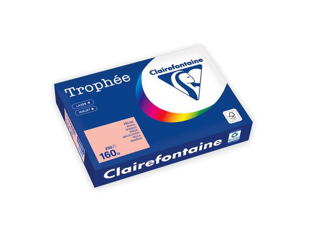 BildeKopipapir Trophee A4 160G Fersken (250 ark)