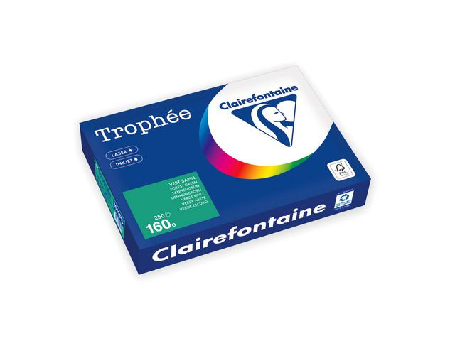 BildeKopipapir Trophee A4 160G Mørkgrønn (250 ark)