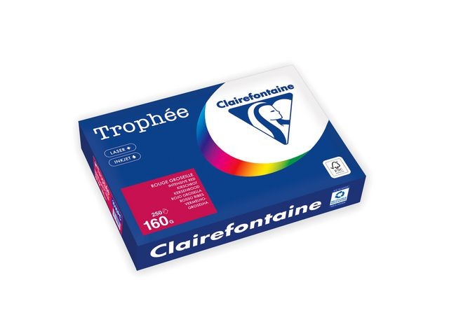 BildeKopipapir Trophee A4 160G Rød (250 ark)