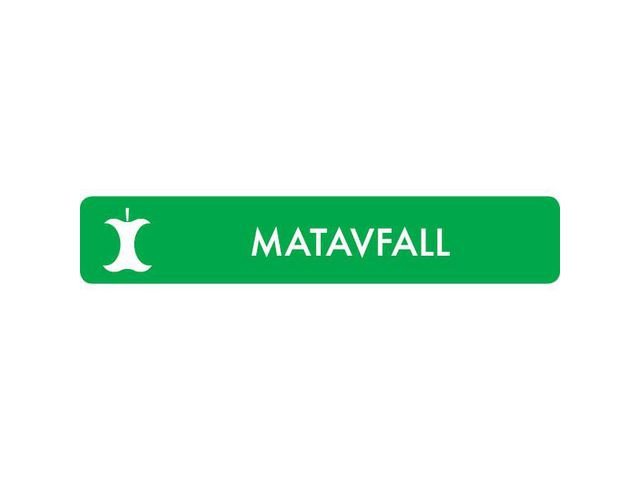 BildeKildesorteringsmagnet Matavfall 16X3Cm