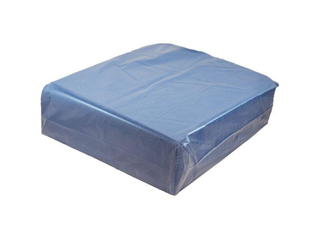 Tannlegeserviett Finess 37X38 Blå (1000 stk/pk, 3 pakker)