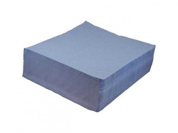 Tannlegeserviett Finess 37X38 Blå (1000 stk/pk, 3 pakker)