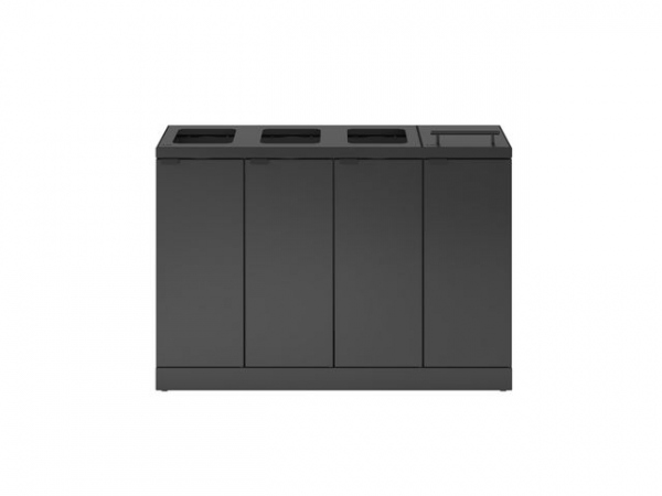 Avfallsbeholder Bica 883 4X45L Antrasitt