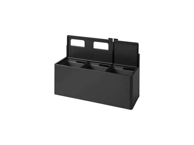 Avfallsbeholder Bica 912 3X15L Antrasitt