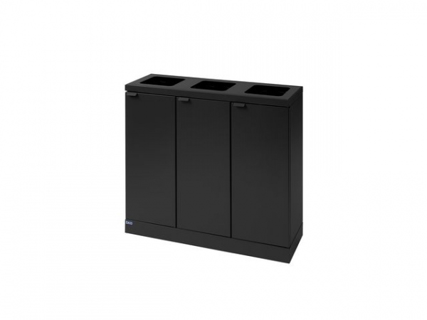 Avfallsbeholder Bica 870 3X45L Antrasitt