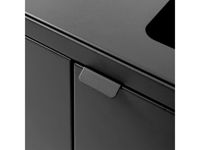 Avfallsbeholder Bica 871 2X45L Antrasitt