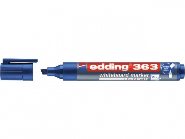 Whiteboardpenn Edding 363 Skrå Blå (10 stk)