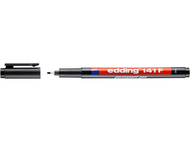 BildeOverheadpenn Edding 141F Perm. Sort (10 stk)