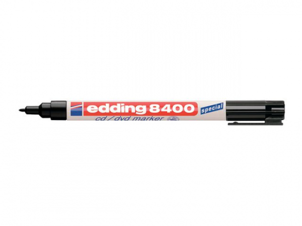 Merkepenn Edding 8400 Cd/Dvd Sort (10 stk)