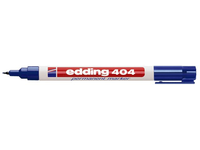 Merkepenn Edding 404 Rund Blå (10 stk)