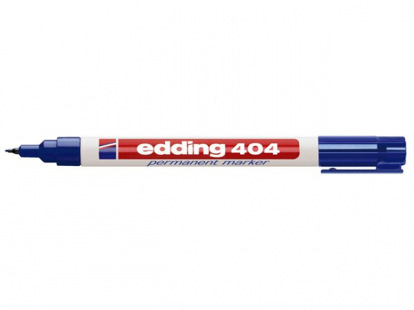 Merkepenn Edding 404 Rund Blå (10 stk)