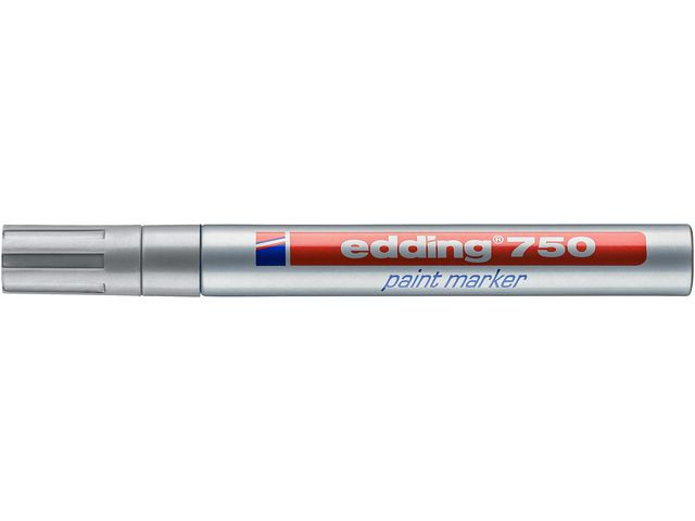 Paintmarker Edding 750 Sølv (10 stk)