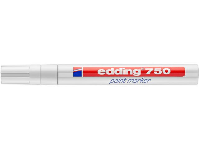 Paintmarker Edding 750 Hvit (10 stk)