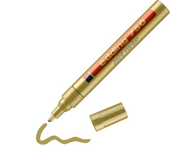 Paintmarker Edding 750 Gull (10 stk)