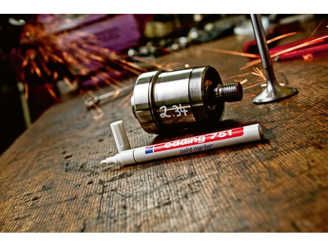 Paintmarker Edding 751 Sort (10 stk)