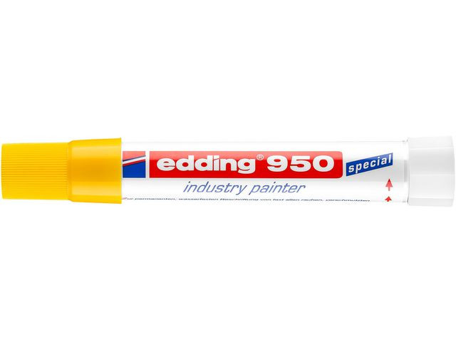 Merkepasta Edding 950 Gul (10 stk)