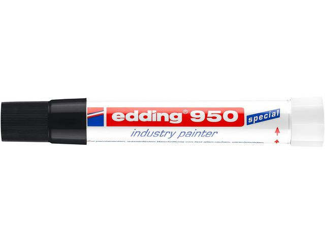 Merkepasta Edding 950 Sort (10 stk)