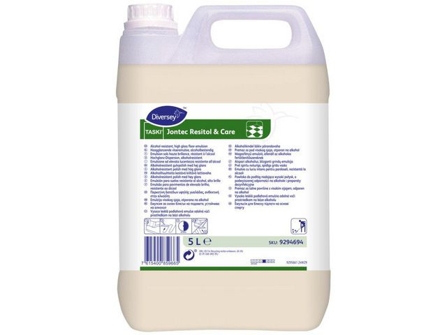 BildeGulvpolish Taski Jontec Resitol Care 5L
