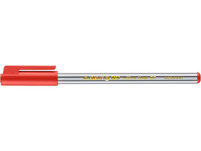 Fineliner Edding 89 Office Liner Ef Rød (10 stk)