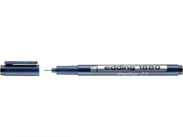Fineliner Edding 1880 0,3Mm Sort