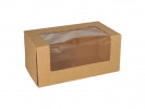 Kakeeske 22X12X10Cm M/Lokk Vindu (25 stk)