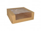 Kakeeske 30X30X10Cm M/Lokk Vindu (25 stk)