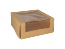 Kakeeske 23X23X10Cm M/Lokk Vindu (25 stk)