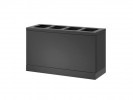Avfallsbeholder Bica 831 4X10L Antrasitt