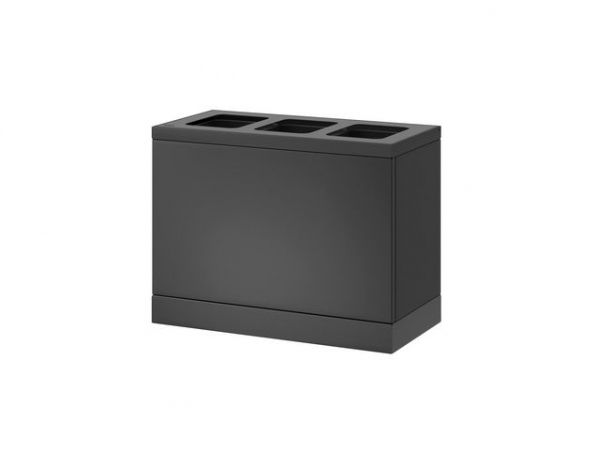 Avfallsbeholder Bica 830 3X10L Antrasitt