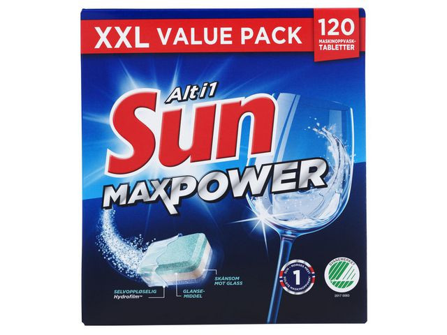 BildeMaskinoppvask Sun Maxpower Alt I 1 (120 stk)