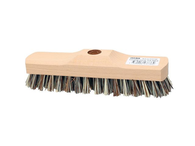 BildeGulvkost Max Hard Sort Bust 23Cm Trehvit