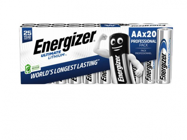 Batteri Energizer U.lithium Aa (20 stk)