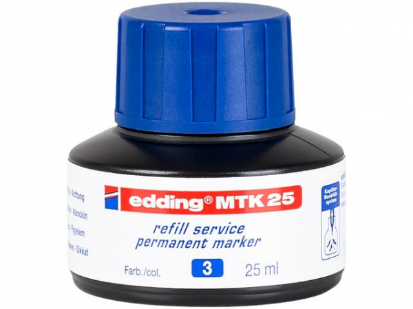 Refill Edding Mtk25 Perman Merkepenn Blå