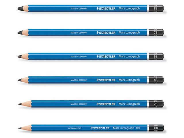 Blyant Staedtler Lumograph (6 stk)