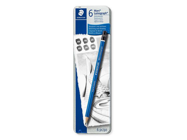 BildeBlyant Staedtler Lumograph (6 stk)