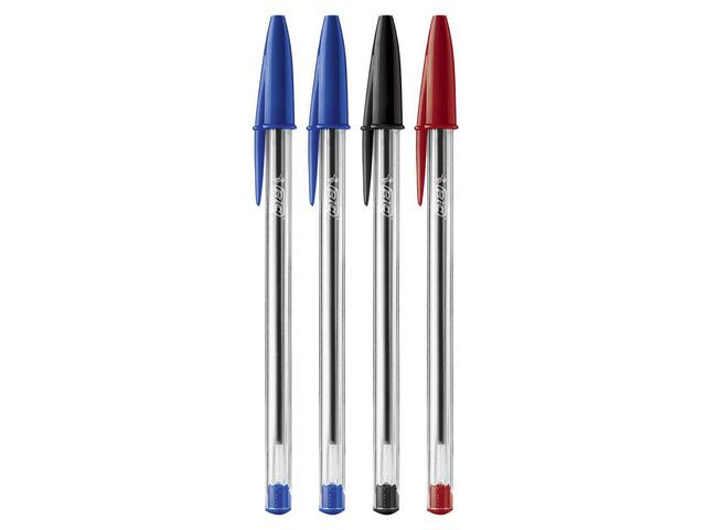 Kulepenn Bic Cristal Medium Ass (10 stk)