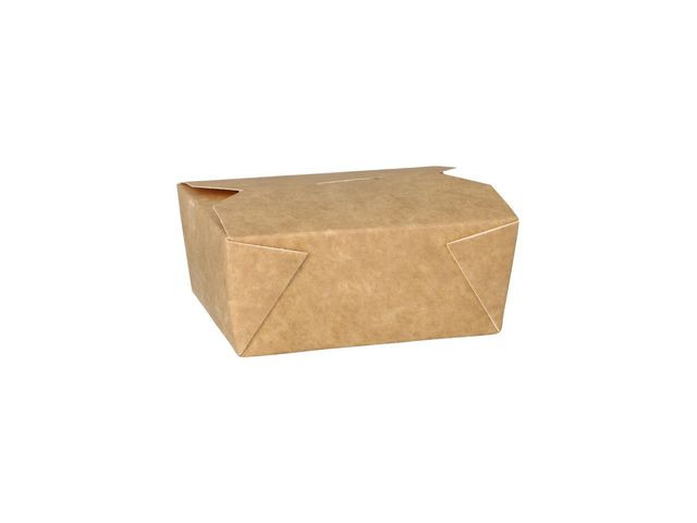 BildeTakeawayboks Papp Foldet 500Ml (50 stk)