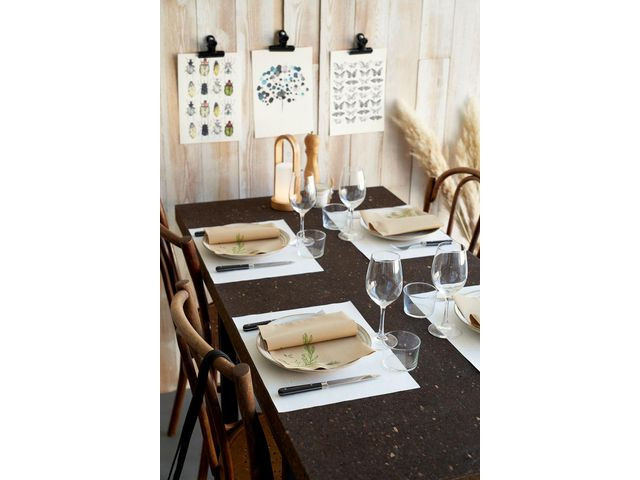 Bordbrikke Dunicel Linnea Hvit (100 stk)